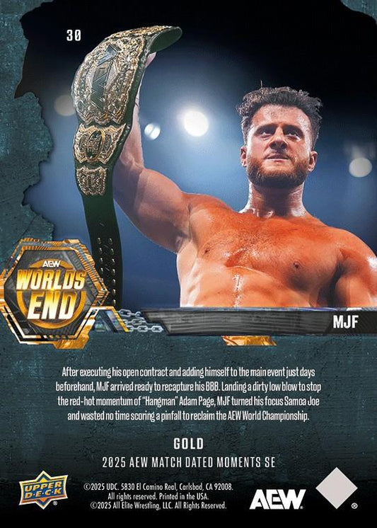 MJF – MJF Reclaims the AEW World Championship in a Four-Way Bout