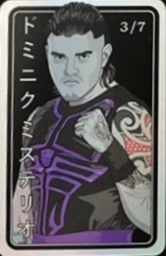Dominik Mysterio trading card PW Catalog