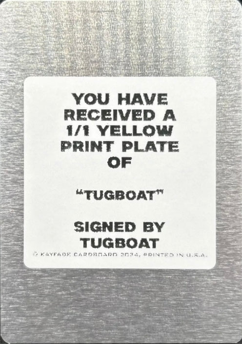 Tugboat trading card PW Catalog