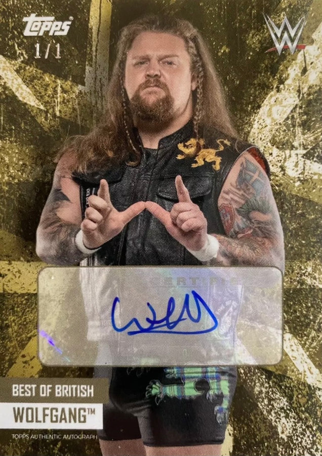Wolfgang trading card PW Catalog