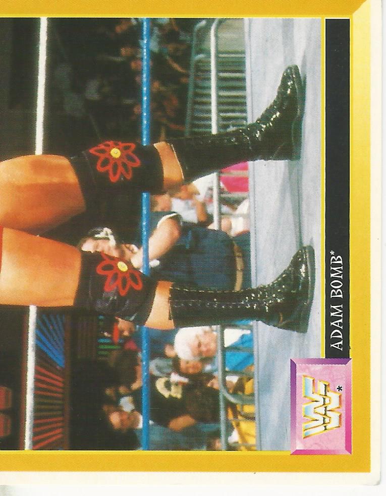 WWF Merlin Sticker 1994 Adam Bomb #108