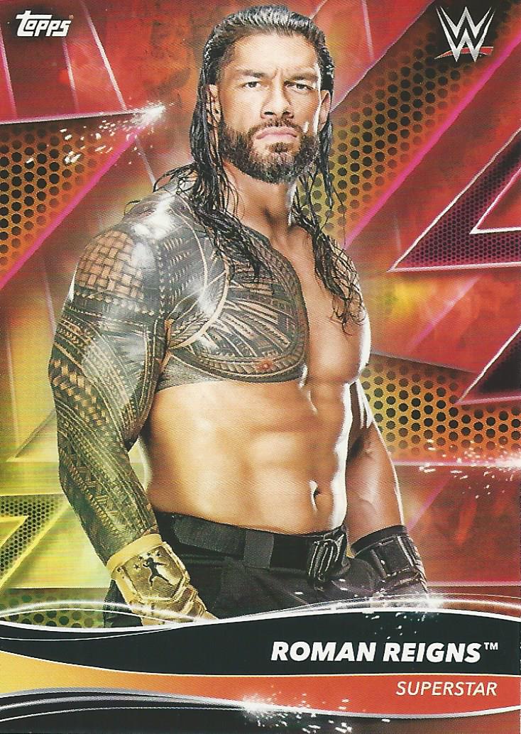 Topps WWE Superstars 2021 Roman Reigns #108