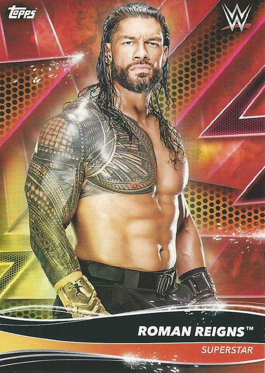 Topps WWE Superstars 2021 Roman Reigns #108