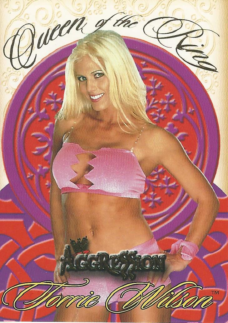 WWE Fleer Aggression 2003 Torrie Wilson Queen of the Ring 10 of 10 trading card PW Catalog