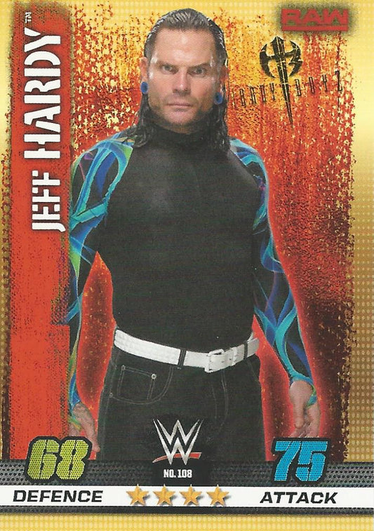 WWE Topps Slam Attax 10th Edition 2017 Jeff Hardy #108