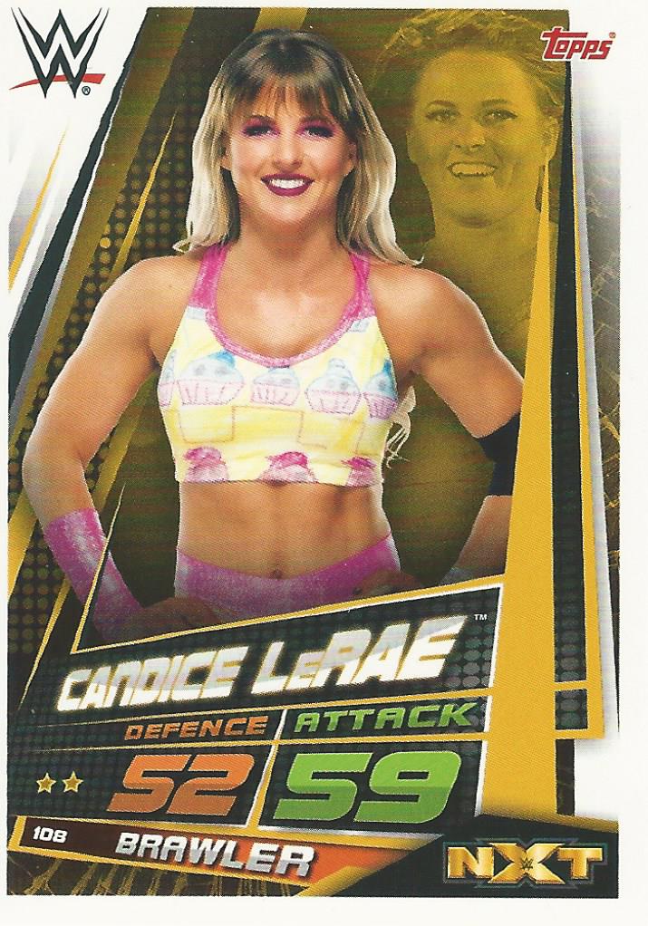 WWE Topps Slam Attax Universe 2019 Candice LeRae #108