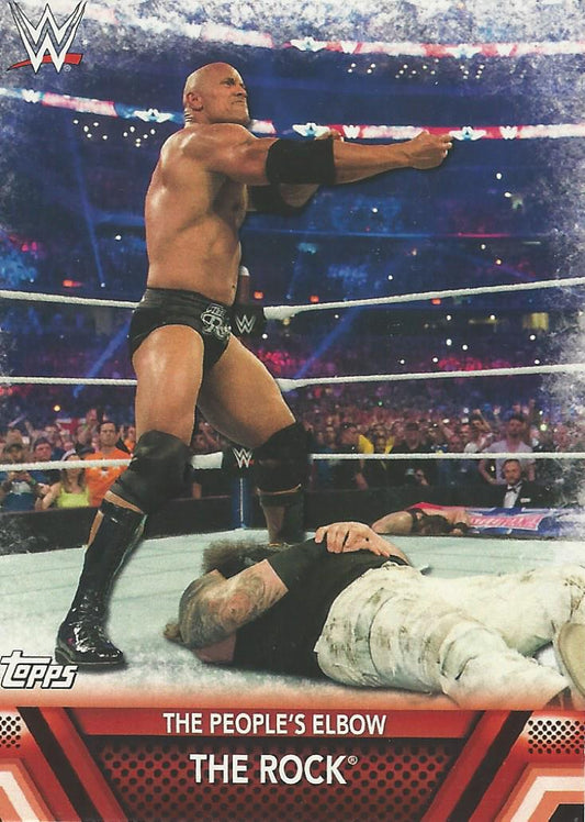 WWE Topps Then Now Forever 2017 The Rock #F8