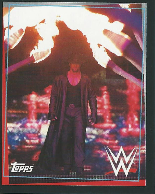 WWE Topps Road to Wrestlemania Stickers 2021 Undertaker #108