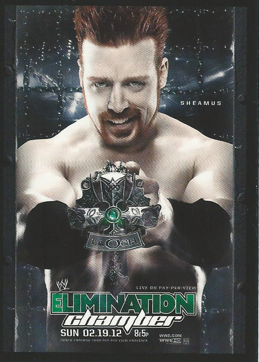 WWE Topps 2012 PPV 9 of 10 Sheamus trading card PW Catalog