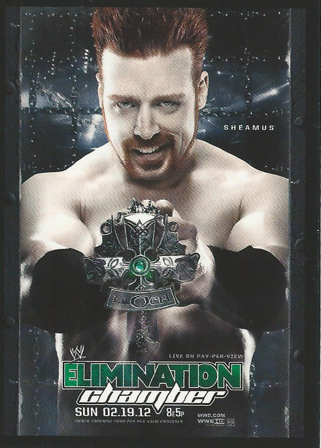 WWE Topps 2012 PPV 9 of 10 Sheamus trading card PW Catalog