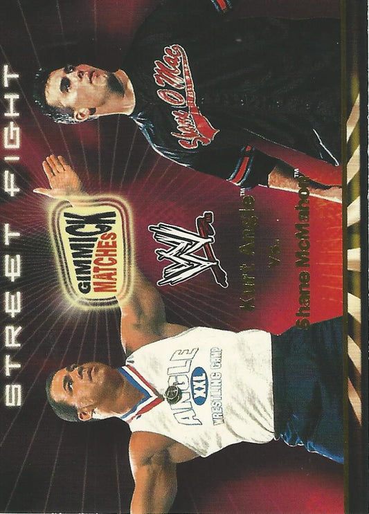 WWE Fleer Royal Rumble 2002 Shane McMahon vs Kurt Angle GM8
