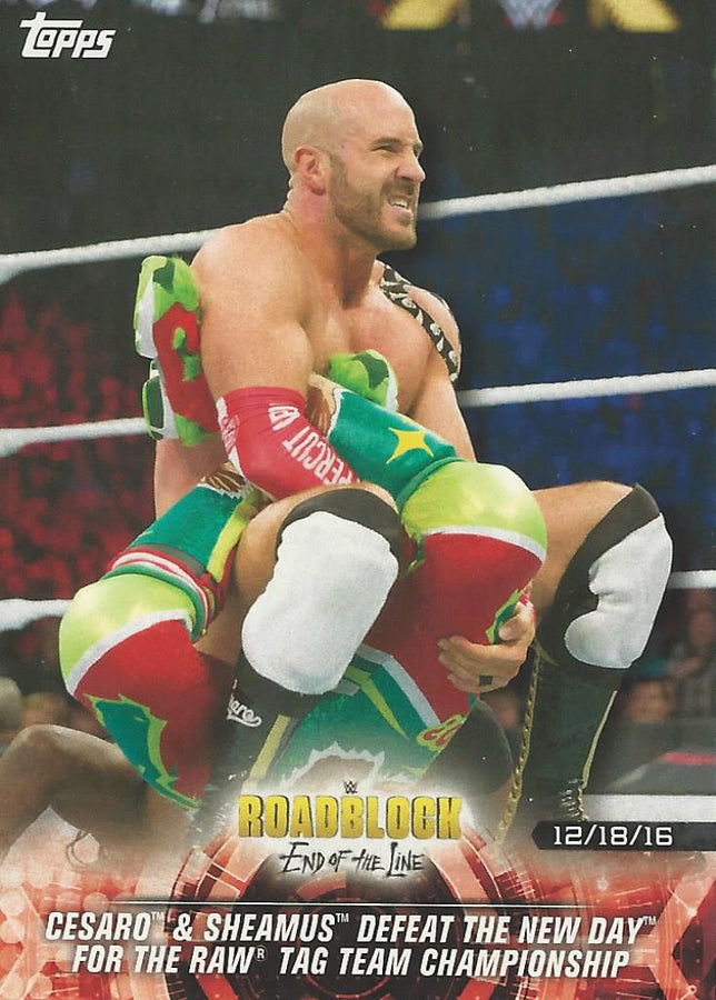 WWE Topps Road to Wrestlemania 2018 Cesaro #8