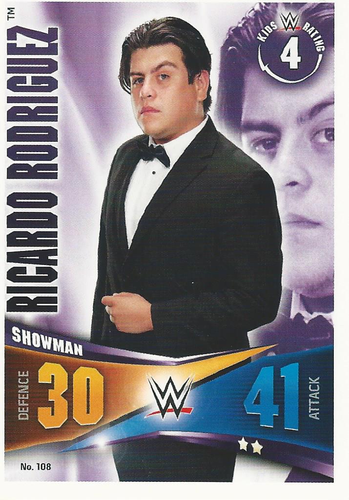 WWE Topps Slam Attax Rivals 2014 Ricardo Rodriguez trading card PW Catalog