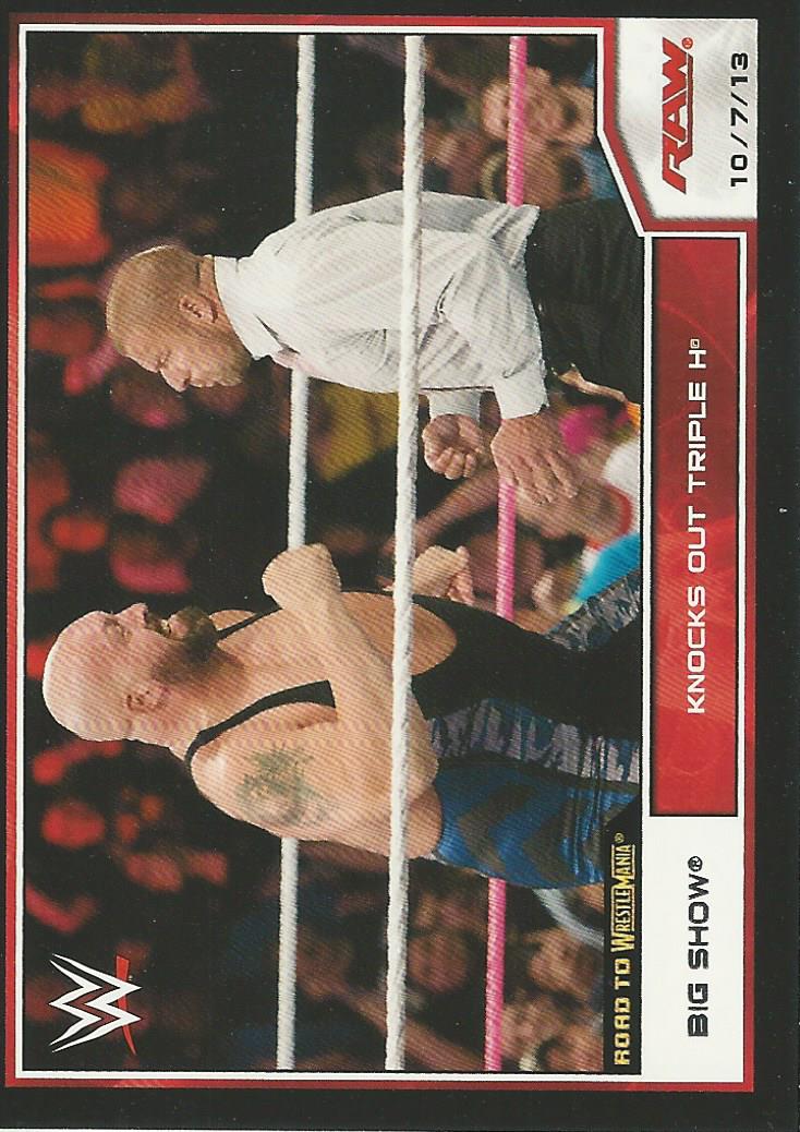 WWE Topps Road to Wrestlemania 2014 Big Show #48