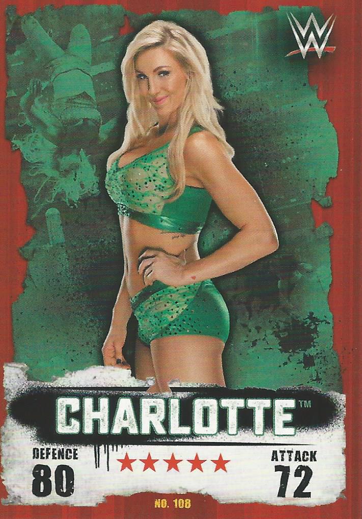 WWE Topps Slam Attax Takeover 2016 Charlotte Flair #108