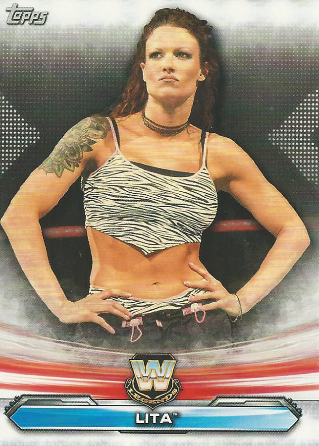 WWE Topps Raw 2019 Lita LR-8 trading card PW Catalog