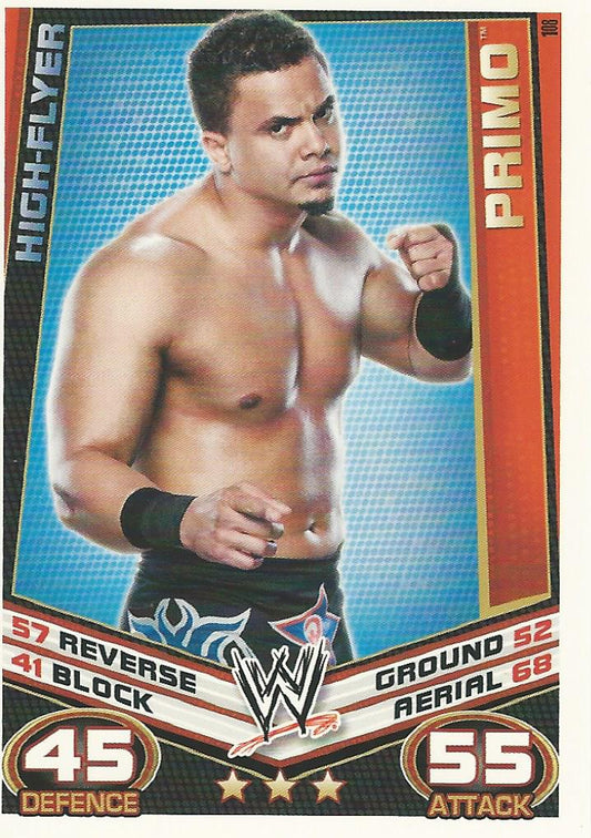 WWE Topps Slam Attax Rebellion 2012 Primo #108