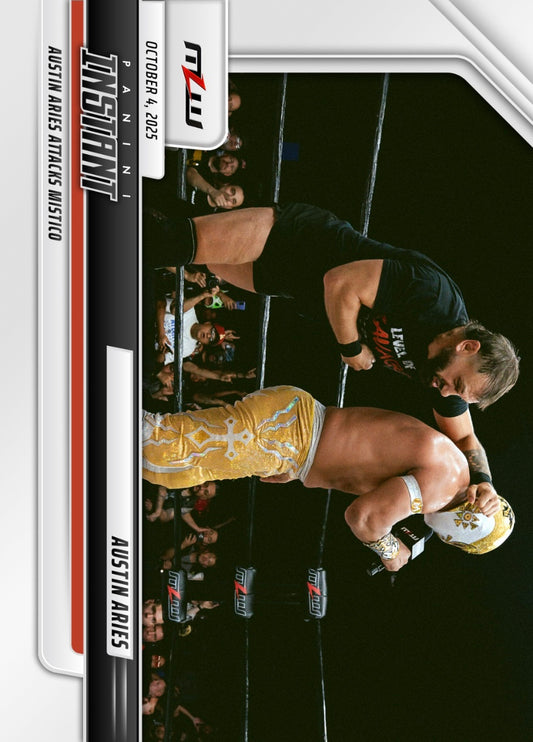 Austin Aries – Austin Aries Attacks Mistico trading card PW Catalog