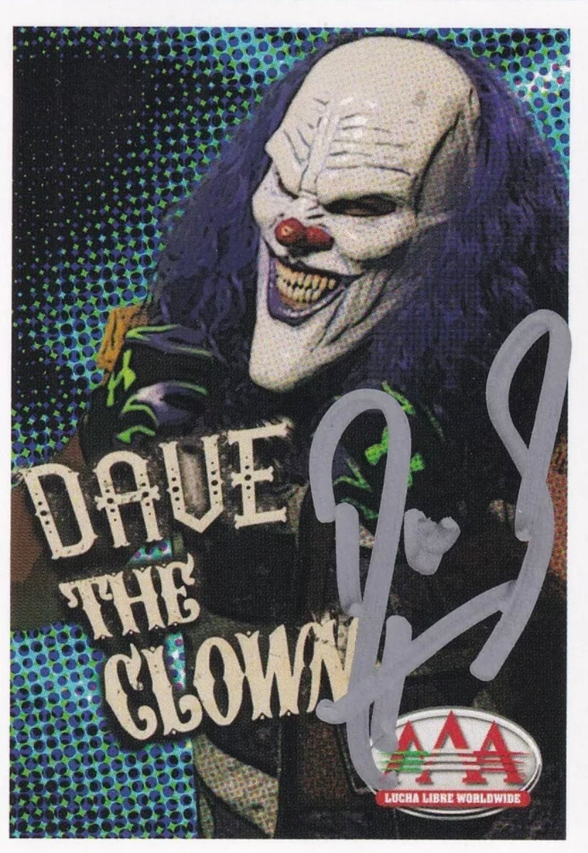 Dave the Clown trading card PW Catalog