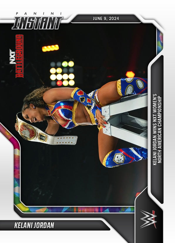 Kelani Jordan – Kelani Jordan Wins NXT Women’s North American Championship trading card PW Catalog
