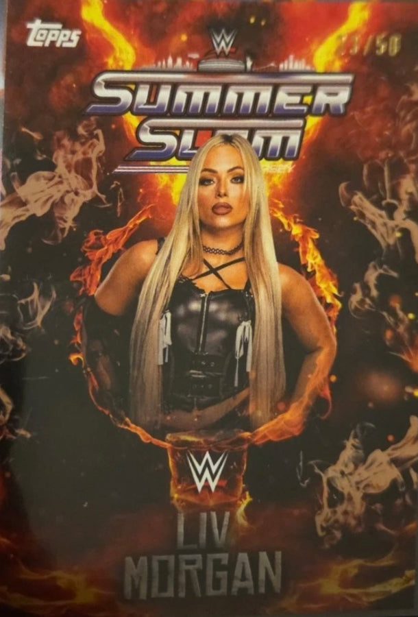 LIV Morgan trading card PW Catalog