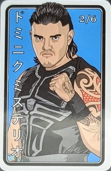Dominik Mysterio trading card PW Catalog