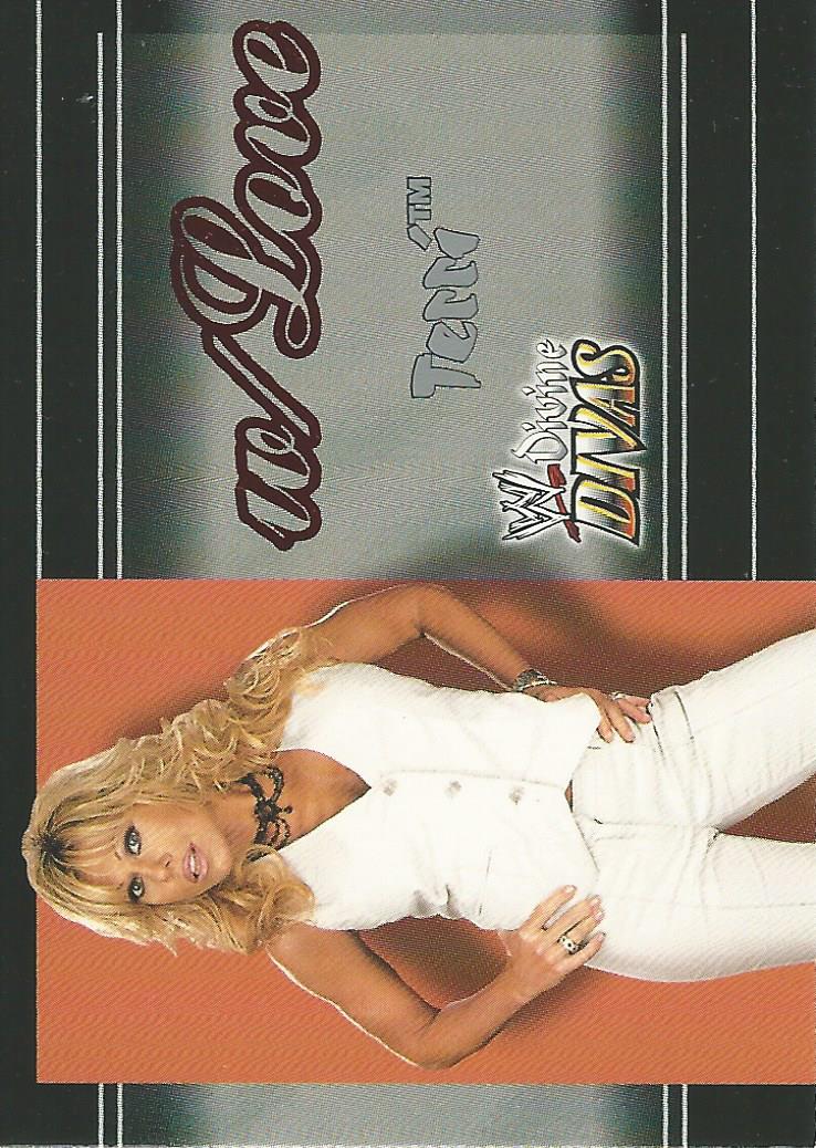 WWE Fleer Divine Divas 2003 With Love Terri Runnels #11 of 16