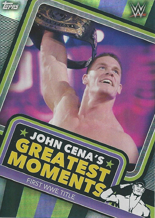 Topps WWE Superstars 2021 John Cena JC1 trading card PW Catalog