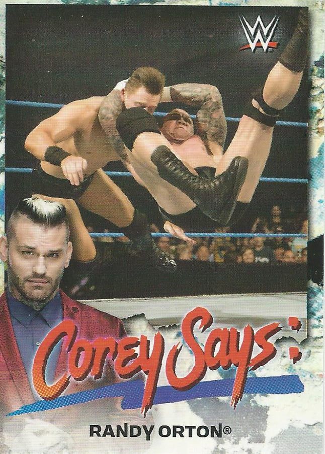 WWE Topps Smackdown 2019 Randy Orton CG-9 trading card PW Catalog