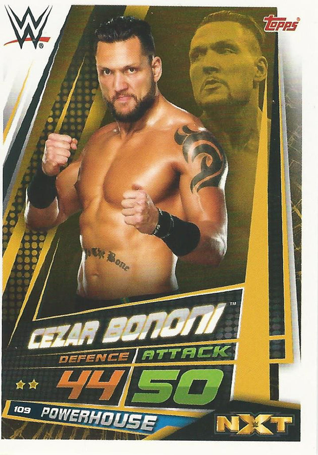 WWE Topps Slam Attax Universe 2019 Cezar Bononi #109