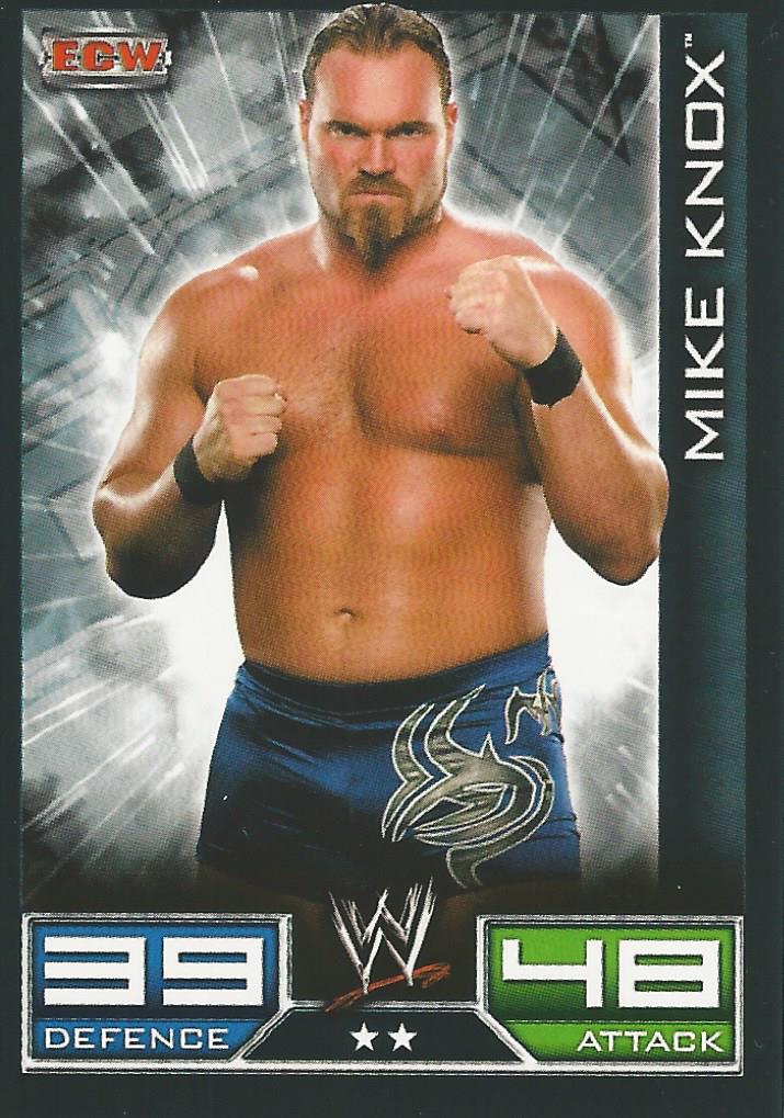 WWE Topps Slam Attax 2008 Mike Knox #109