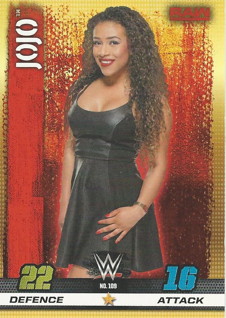 WWE Topps Slam Attax 10th Edition 2017 Jojo #109