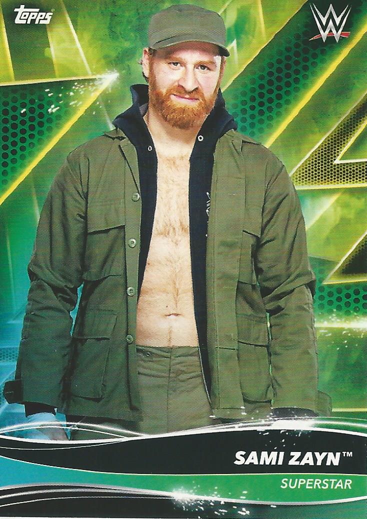Topps WWE Superstars 2021 Sami Zayn #109