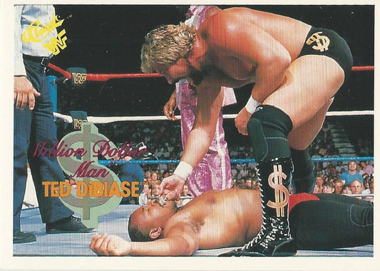 WWF Classic Trading Cards 1990 Million Dollar Man Ted DiBiase #109