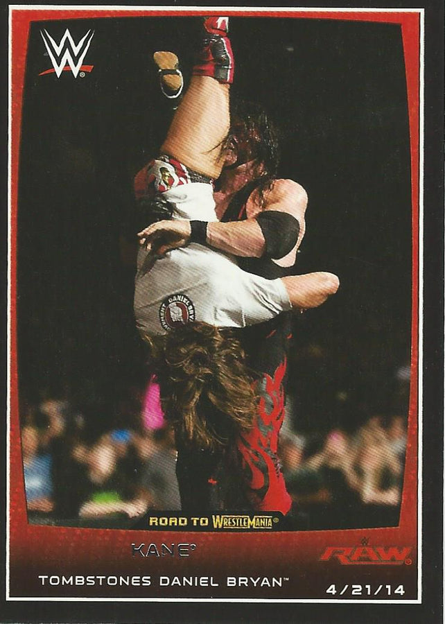 WWE Topps Road to Wrestlemania 2015 Kane #9