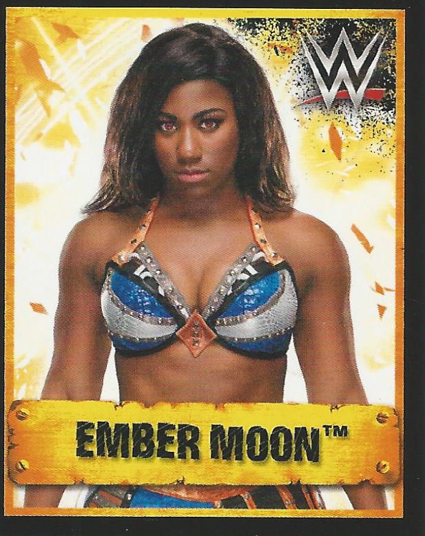 WWE Topps Stickers 2017 Ember Moon #109