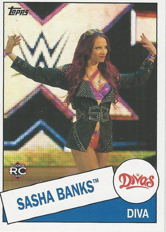 WWE Topps Heritage 2015 Sasha Banks #109