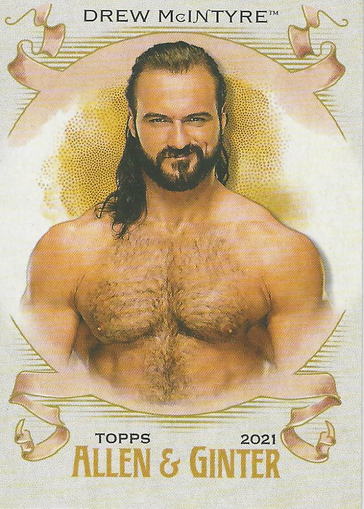 WWE Topps Heritage 2021 Drew McIntyre AG-9 trading card PW Catalog