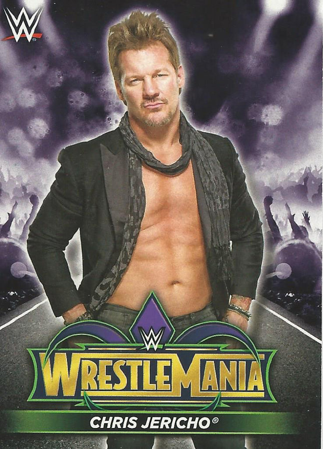 WWE Topps Road to Wrestlemania 2018 Chris Jericho R10 trading card PW Catalog