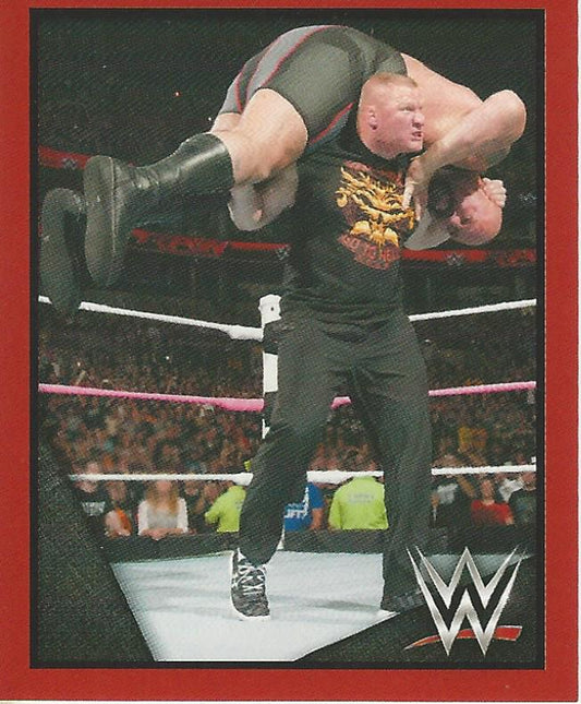 WWE Topps Then Now Forever 2016 Stickers Brock Lesnar #10