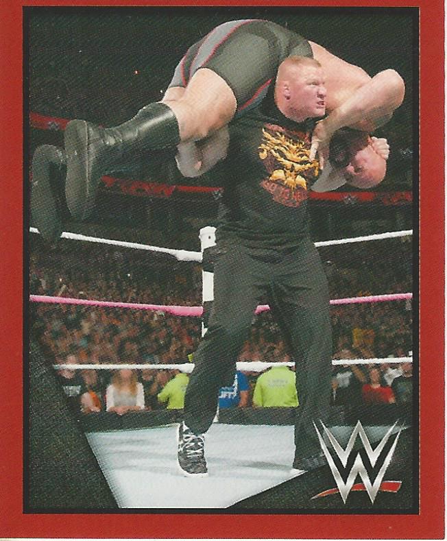 WWE Topps Then Now Forever 2016 Stickers Brock Lesnar #10