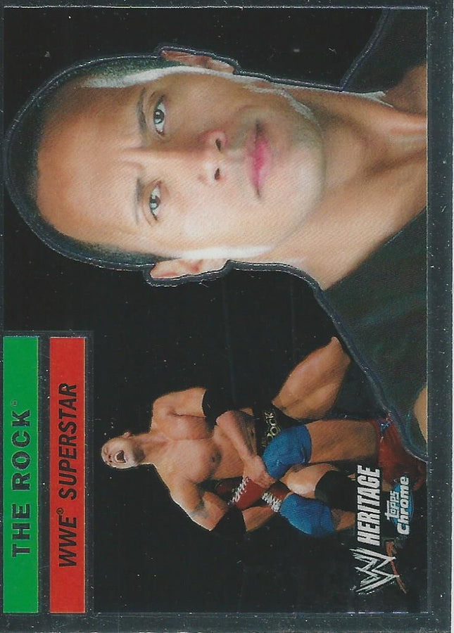 WWE Topps Chrome Heritage 2006 The Rock #10