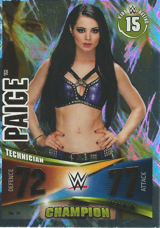 WWE Topps Slam Attax Rivals 2014 Paige Champion #10