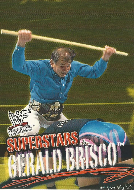 WWF Fleer Wrestlemania 2001 Gerald Brisco #10