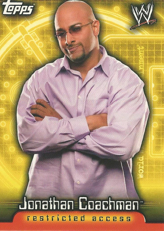 WWE Topps Insider 2006 US Jonathan Coachman #10