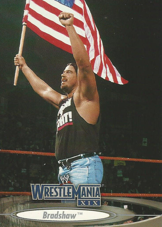 WWE Fleer Wrestlemania XIX 2003 Bradshaw #10
