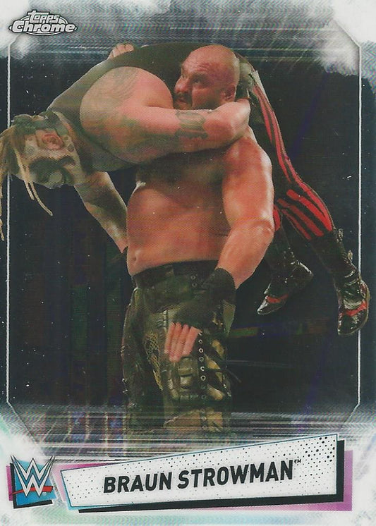 WWE Topps Chrome 2021 Braun Strowman #10