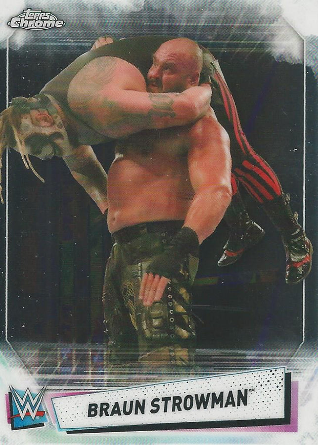 WWE Topps Chrome 2021 Braun Strowman #10