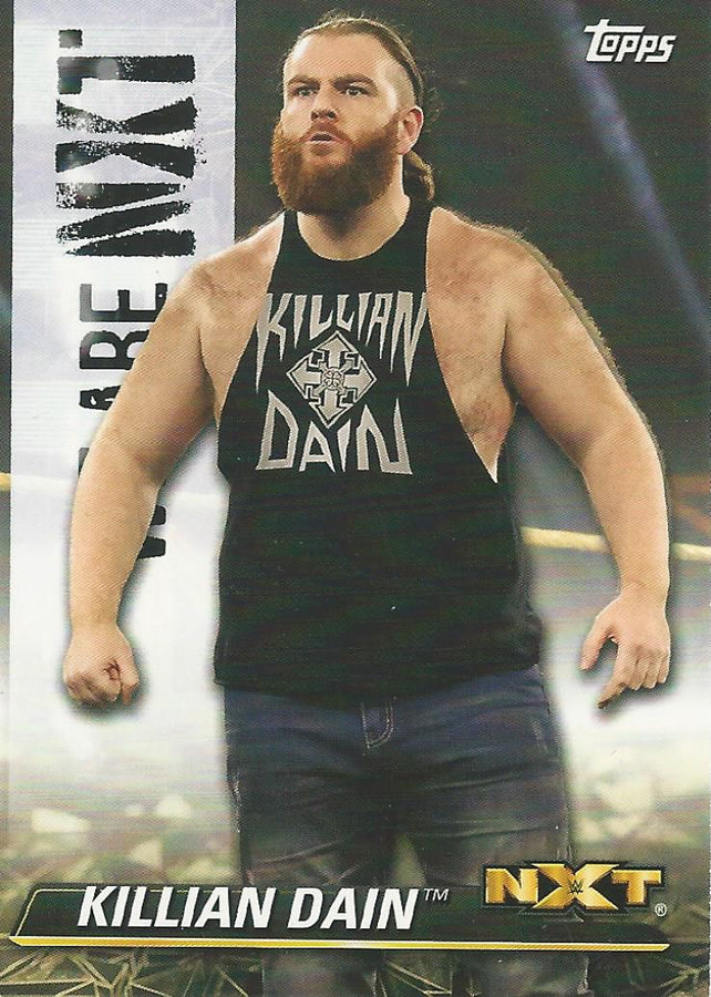 WWE Topps NXT 2021 Killian Dain NXT-32 trading card PW Catalog