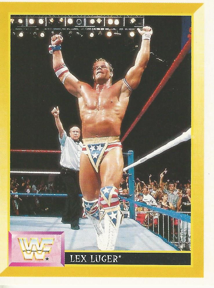 WWF Merlin Sticker 1994 Lex Luger #10